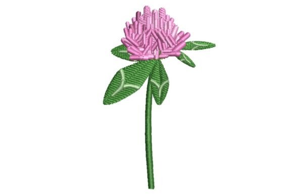 Clover Flower Embroidery Design