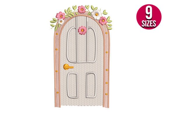 Floral Door: Seasonal Embroidery Design Review
