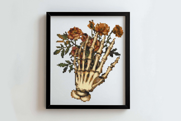 Floral Hand Cross Stitch